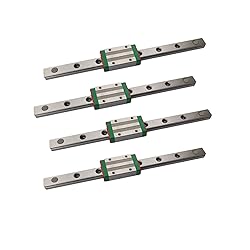 Mssoomm Miniature Linear Sliding Guideway Rail 4Pcs