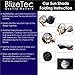 Car Sun Shade: BlizeTec Premium Windshield Protector with Blind Spot Mirrors and Dashboard Anti-Slip Pad; Sedan and SUV Friendly