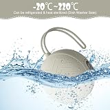 Aolso Silicone Pacifier Holder Case Grey, Baby Soother Pod Travel view 6