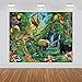 Tropical Rain Forest Adventure Scenic Backdrop Large Banner Photography Studio Fabric Background Photobooth Prop 7x6feet #2191