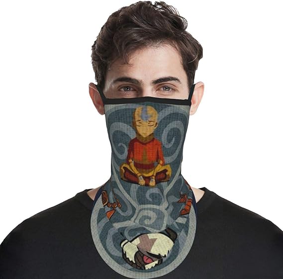 Dust Proof Bandana with Ear Loops Windproof Face Mask Neck