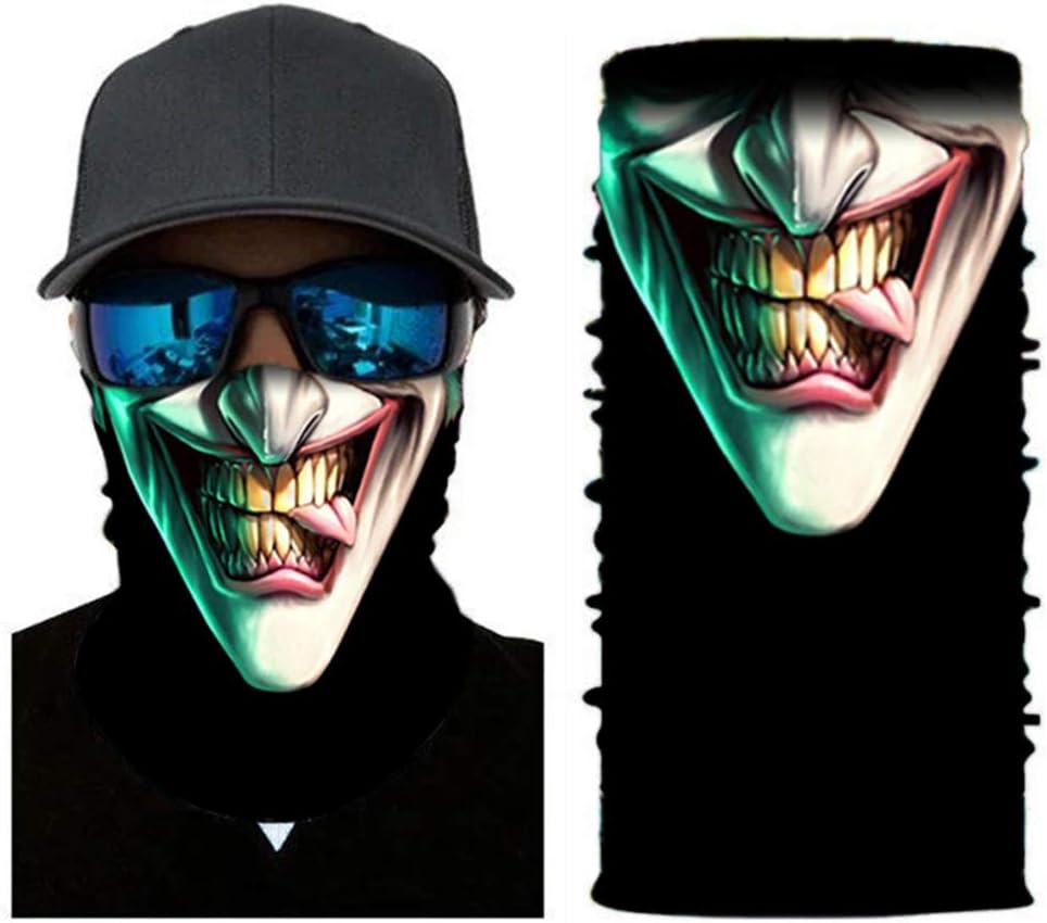 PHOCOENA 16-In-1 Outdoor Face Mask Shield Bandana, Sports Magic Scarf,Multifunctional Headwear with Wind/Sun/UV Protection for Cycling, Motorcycling,Hunting, Hiking, Yard Working