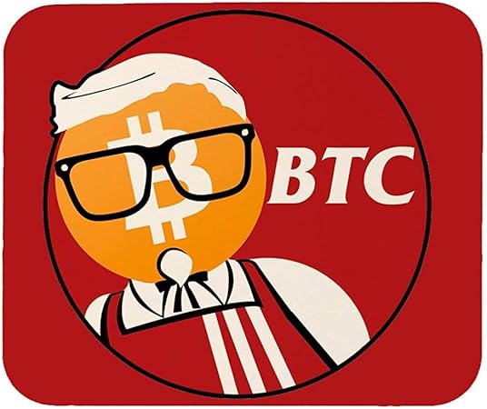 Alfombrilla De Ratón Divertida Parodia Bitcoin KFC: Amazon.es: Electrónica