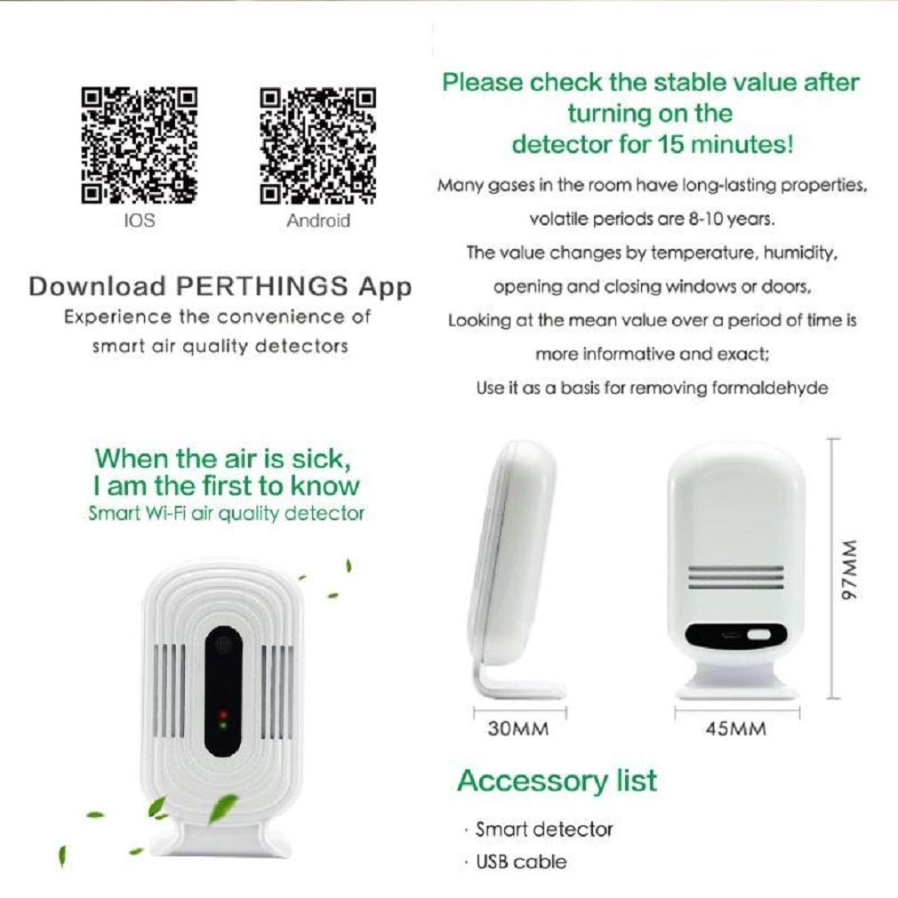 Amazon.com: Monitor de Contaminación Aérea JQ-200/JQ-300 ...
