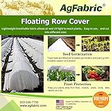 Agfabric Heavy Floating Row Cover and Plant Blanket, 0.9oz Fabric of 5x25ft for Frost Protection and Terrible Weather Resistant