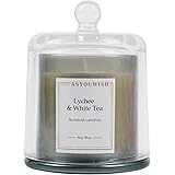 ASYOUWISH Aromatherapy Candles Gift Set for Women, Lychee& White Tea Scent, Plant Soy Wax Portable Travel Scented Candles, Lo