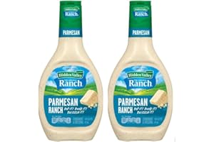 VENDING 2 U Hidden Valley Parmesan Ranch Salad Dressing 16 Oz Bottle, Pack of 2, Bundled With V2U Utensil Set