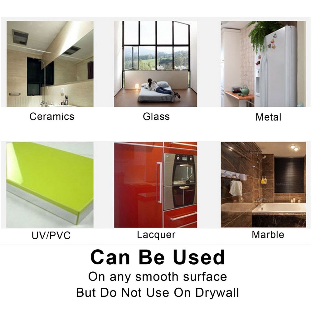 Adhesive Hooks Romantic Artistic Fashionable Traceless Strong Eco-friendly Washable Removable Reusable Waterproof Heavy-duty Flexible Durable, Max Load 22lb/10kg, 4+4 Packs (L’amour/L’océan)