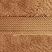 Superior Egyptian Cotton Pile Bath Towel Set of 2, Ultra Soft Luxury Towels, Thick Plush Essentials, Absorbent Heavyweight, Guest Bath, Hotel, Spa, Home Bathroom, Shower Basics, Rust