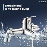 VeeBath Egham Bath Shower Mixer Tap with Hose & Hand Shower Chrome view 5
