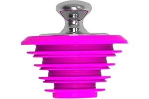 Bathtub Drain Stopper,Silicone Bathtub Stopper, Tub Stopper, Washbasin Drain Plug,Drain Plug (Pink，Patented Product)