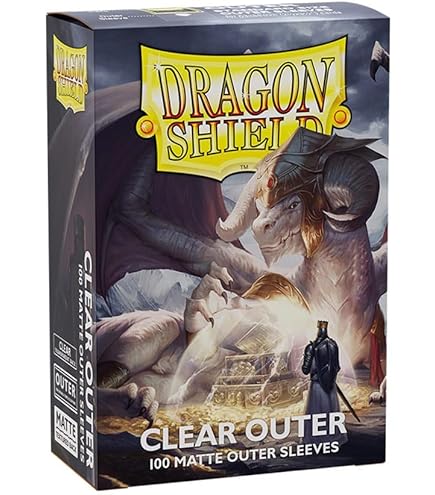 Amazon.com: Dragon Shield Black 100 ct Standard Matte Outer