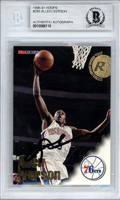 allen iverson autographed basketball