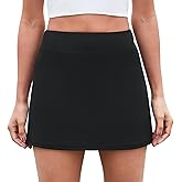 FireSwan Womens Tennis Skirt with Pockets High Waisted Golf Skorts Running Workout Skirts Summer Athletic