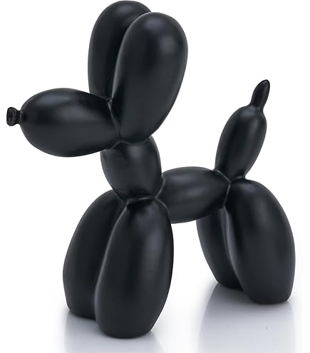 Bonita Estatua De Perro Que Parece Que Está Hecha De Globos, Escultura De Animales FriyGardcn Para Decoración Del Hogar, Decoración Moderna, Regalos Para Sala De Estar, Dormitorio, Estante, Oficina