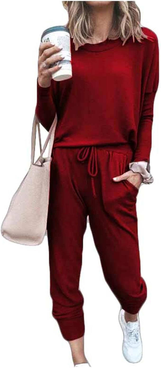Pajamas for Women Sweatsuits Sets Two Piece Outfit Lounge Sets