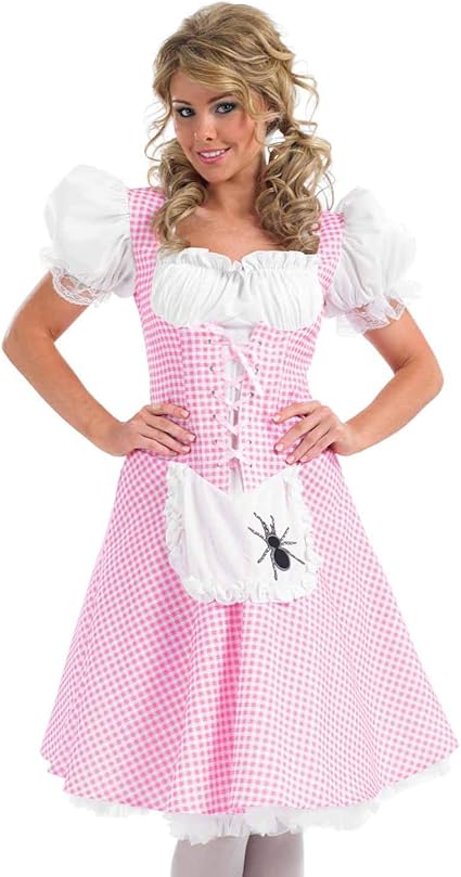 Fun Shack Pink Little Miss Muffet Costume For Women Amazon De Bekleidung