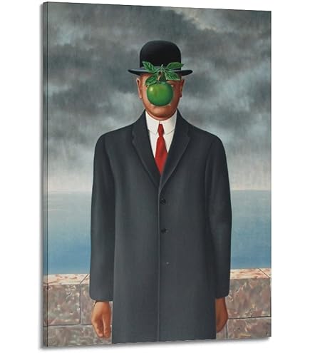 Magritte Famous This Is Not A Pipe Canvas Painting Posters and Prints