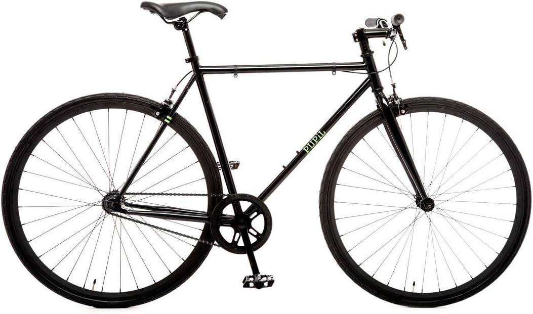 Brand New Single Speed Bike Bicycle Cycles Fixie Fix Gear Flip-Flop Hub 700C (Grey, 58cm 5ft 11" - 6ft 2")