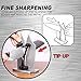 Knife Sharpener, Knife Edge Sharpener for Kitchen, Hone,Sharpens, Beveled, Polishes Dull, Serrated, Standard Blades & Chef's Knives, As Shown On TV By LaBold