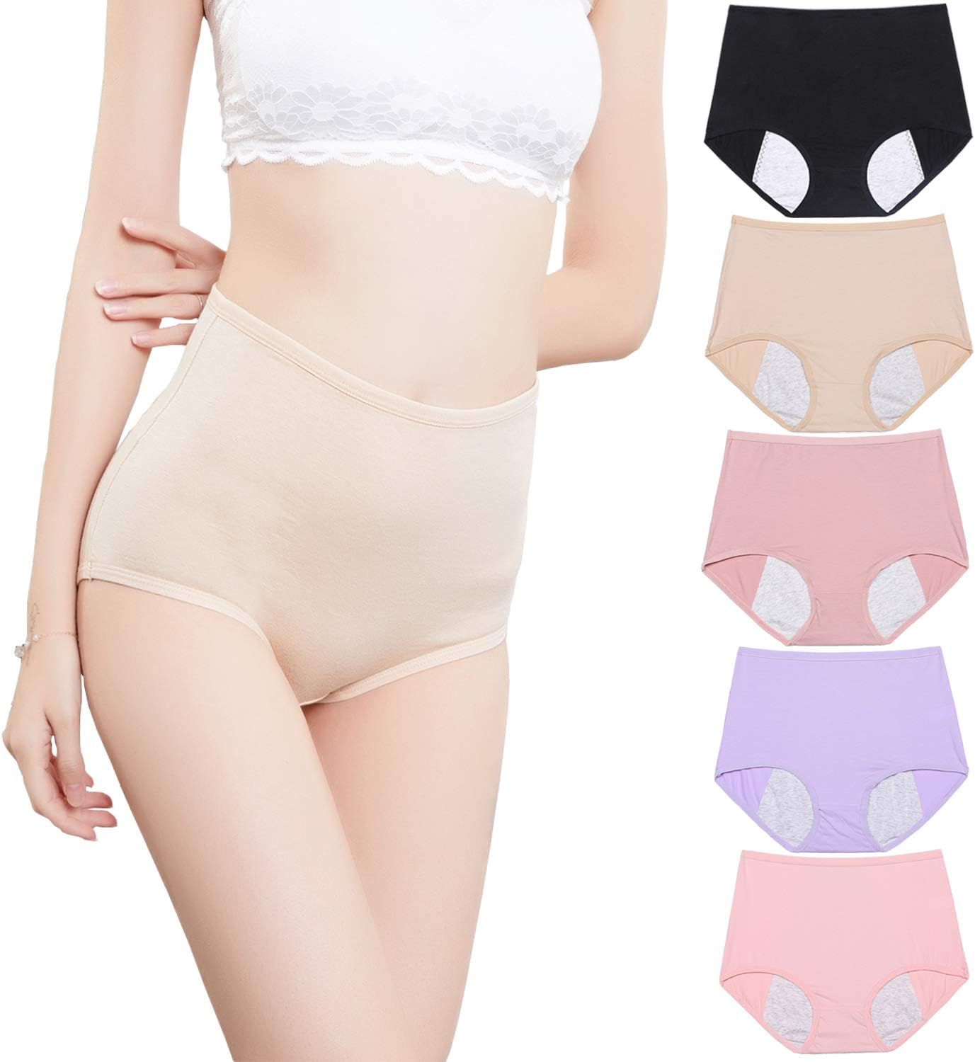 Ladies Knicker Panties High Waist Briefs Underwear Cotton Hipster Underpants