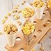 Restaurantware 22.5 x 4.3 Inch Oval Cone Stand 1 Sturdy Cone Holder - With 20 Slots Cones Sold Separately Bamboo Cone Holder For Buffets Banquets Or Catering Events Party Supplies
