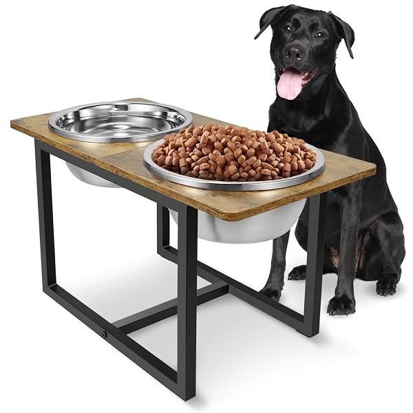 ELEVATED DOG BOWLS FOR LARGE DOGS, RAISED DOG...