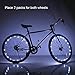 Soondar Super Bright 20-LED Bicycle Bike Rim Lights, White