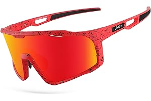 Ukoly Cycling Glasses Running Baseball Fishing Golf Sunglasses For Men Women,Sports Sunglasses HD Lens UV400coating 620