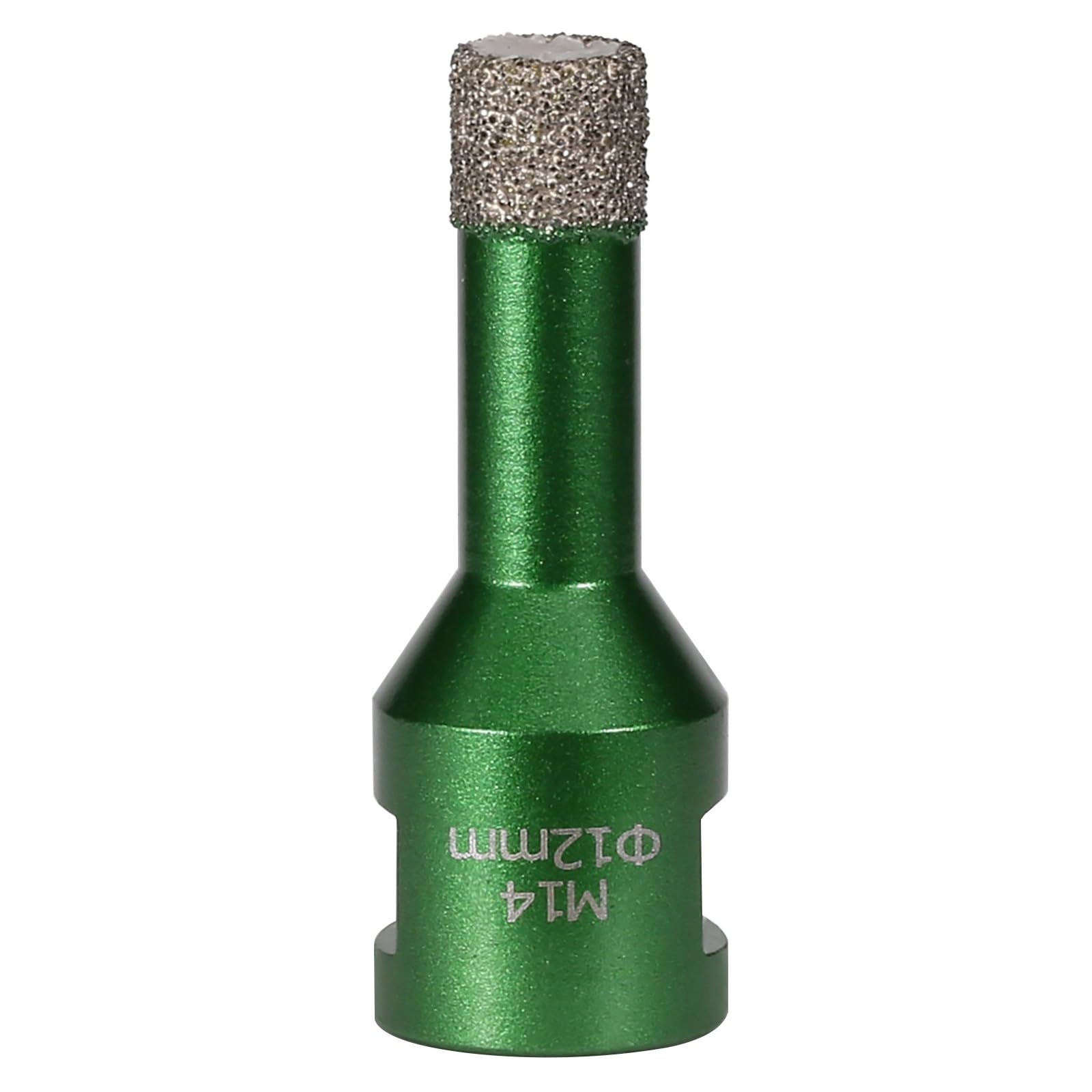 Vearter 12 mm Diamond Core Drill Bit, M14 Thread Connection Masonry Hole Saw, Vacuum Brazed Hollow Hole Cutter for Tile, Marble, Granite, Porcelain, Concrete, Quartz Stone