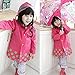 SKL Cartoon Waterproof Children's Raincoat (M, Pink)