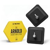 TOOLETRIES Arnold Silicone Shower Hook 2 Pack, Adhesive Hooks - Charcoal | Waterproof bathroom hooks for towels, robes, bath brushes &amp; shower accessories. Removable, reusable and easy to install.
