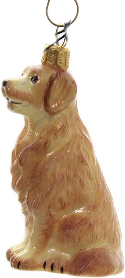 golden retriever ornament