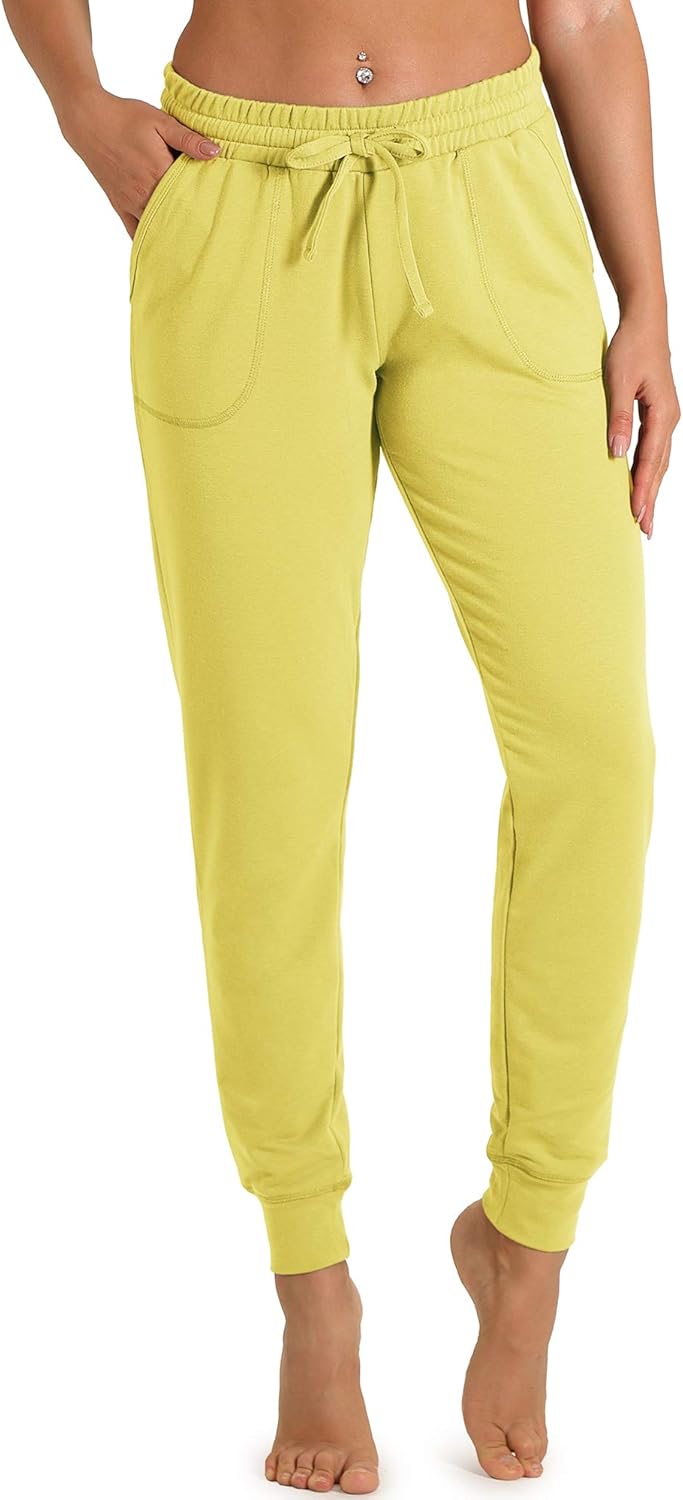 icyzone Women's Active Joggers Sweatpants - Athletic Yoga Lounge Pants with Pockets: Clothing