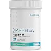 IBS Anti Diarrhea Probiotic for Diarrhea Relief and IBS-D - Clinically Studied Antidiarrheal Pills for Long-Term Comfort - Diarrhea Medication for Adults - Specialized IBS Supplement and Medicine