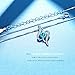 J.Rosée Necklace, Women's Blue Cubic Zirconia Twist Pendant Necklaces with 925 Sterling Silver Chain Jewelry Gifts with Packing