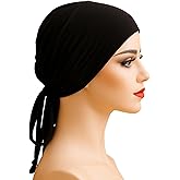 The Grip Cap Non-Slip Hijab Undercap for Women – Breathable Under Hijab Cap – Athletic & Daily Wear–Black, Lilac, Tan & White