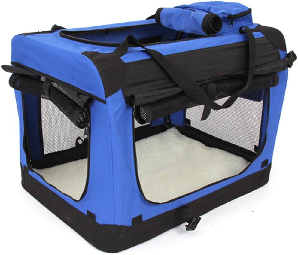 amzdeal Sac de Transport pour Chien et Chat avec Matelas