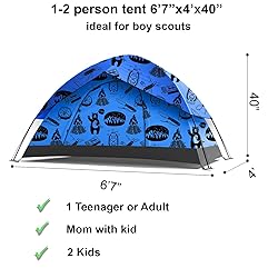 KidzAdventure 2 in 1 Kids Tent for Camping/Kids