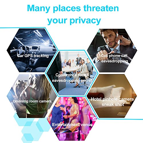 Dooreemee Anti-spy Electronic Bug Detector Hide Camera RF Signal Detector [Upgraded Version],GPS Tracker Wireless Radio Frequency Ultra-high Sensitivity GSM Device Finder Scanner - Thumbnail 4