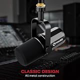FDUCE SL40X XLR Dynamic Microphone for Vocals Voice Isolation Black view 4