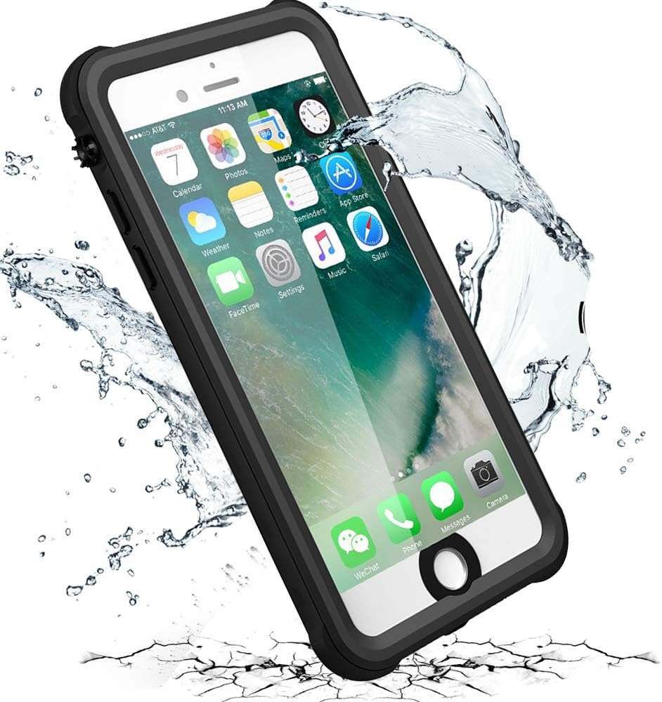 iThrough iPhone SE 2020 Waterproof Case, iPhone 7/8 Waterproof Case, Built in Screen Protector Full Body Protective Shockproof Dustproof Underwater IP68 Waterproof Case for iPhone 7/8/SE(2020) 4.7"