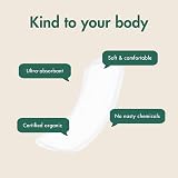 Naty Sanitary Pads Normal Plantbased 14 Count Organic Cotton Menstrual view 2