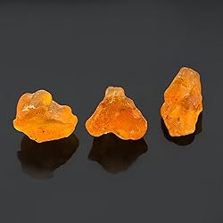 ColouredRocks (20-30mm) 3pcs Real Amber