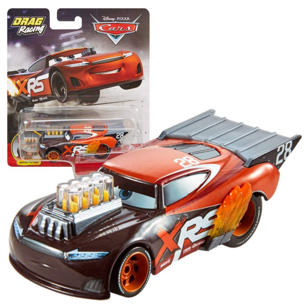 Disney Drag Racing Edition Selection Cars | Cast 1:55 Vehicles | Mattel, Cars 2017:Nitroade
