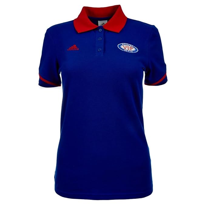 Womens Ladies Adidas Polo Shirt, Royal Blue (XS = (UK 6) 26'' Chest
