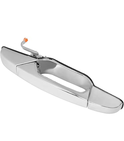 Manija De Puerta Exterior Negra Con Palanca Cromada Para Chevy GMC 99-07, Lado Del Pasajero Delantero