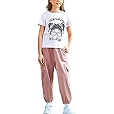 Ayzozuy Girls Clothes Sweatshirt Casual Outfit for Girl Leggings 2 Piece Fall Pants Set