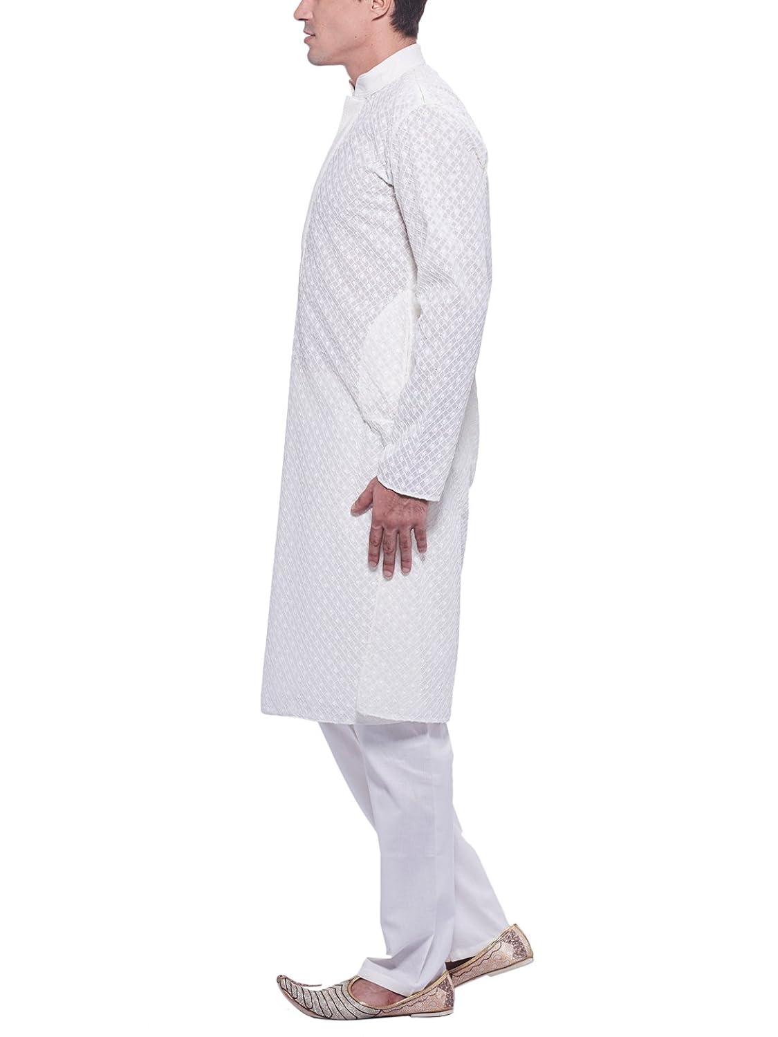 manyavar men's cotton kurta pyjama