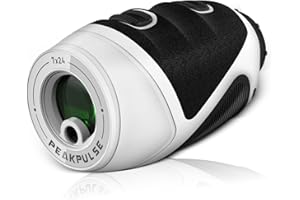 PEAKPULSE 1200 Yards Mini Small Light‌ Golf Range Finder 6oz for Golfer and Hunter Rangefinder HDLCD 7X Magnification Recharg